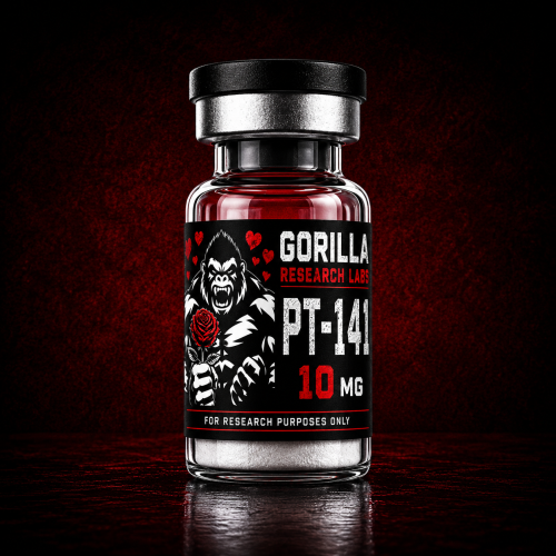 PT-141 10mg — research compound vial