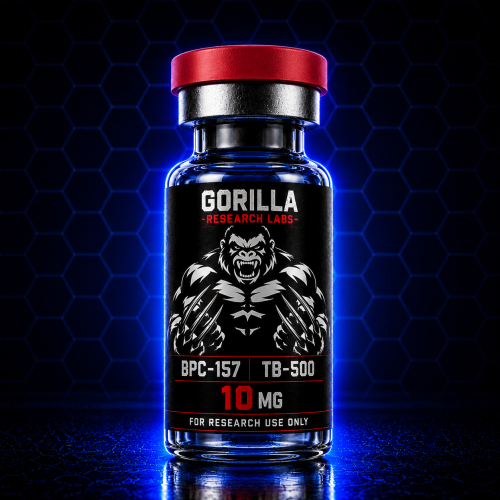 Wolverine Stack (BPC-157 + TB-500) — research compound vial